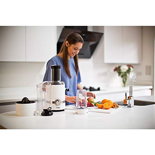 Russell Hobbs 22700-56 3 in 1 Ultimativer Entsafter, Zitruspresse, Smoothie Maker mit Impuls-/Ice-Crush-Funktion - 8